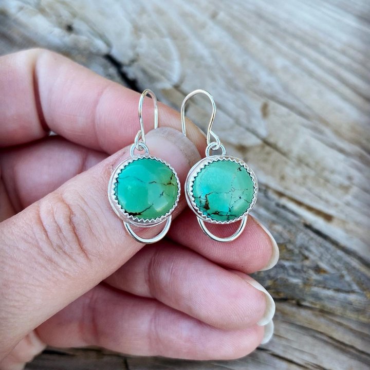 Hubei Turquoise Earrings