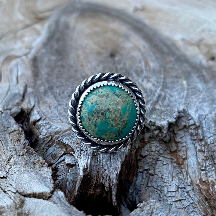 Earth Bound Turquoise Ring // Size 7.5