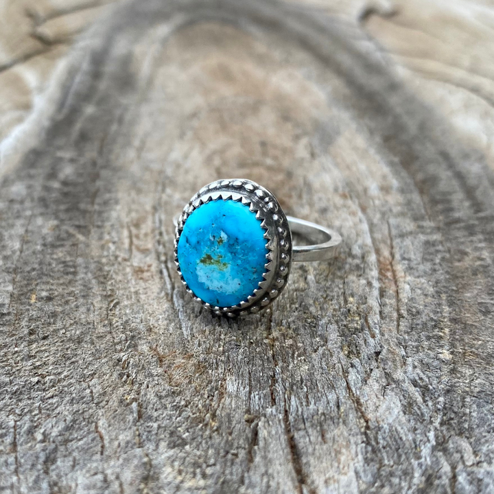 Sky Blue // Kingman Turquoise Ring // Size 5