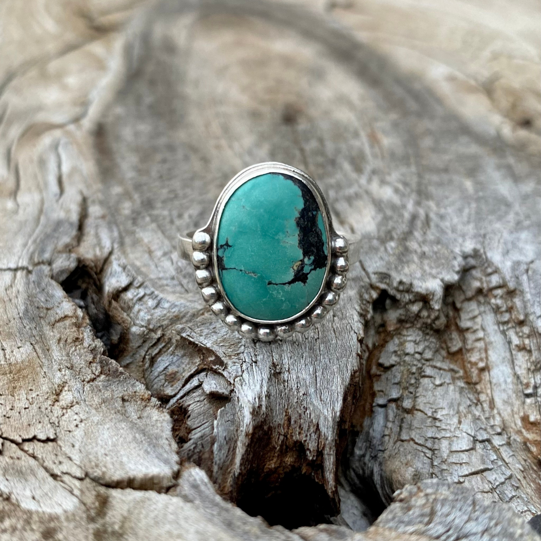 Hubei Turquoise Ring - Size 9.5