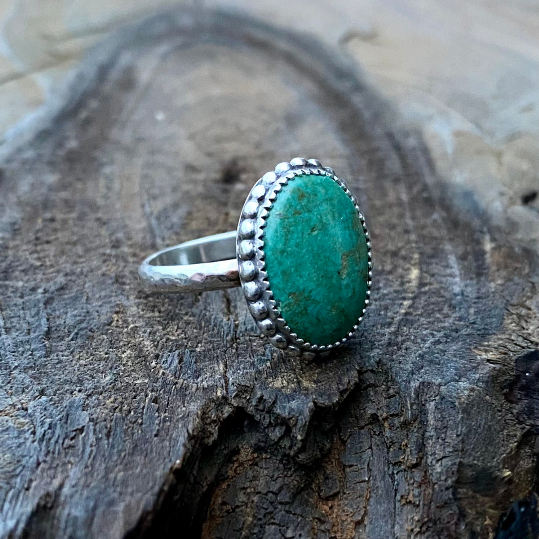 Kingman Turquoise Ring - Size 10