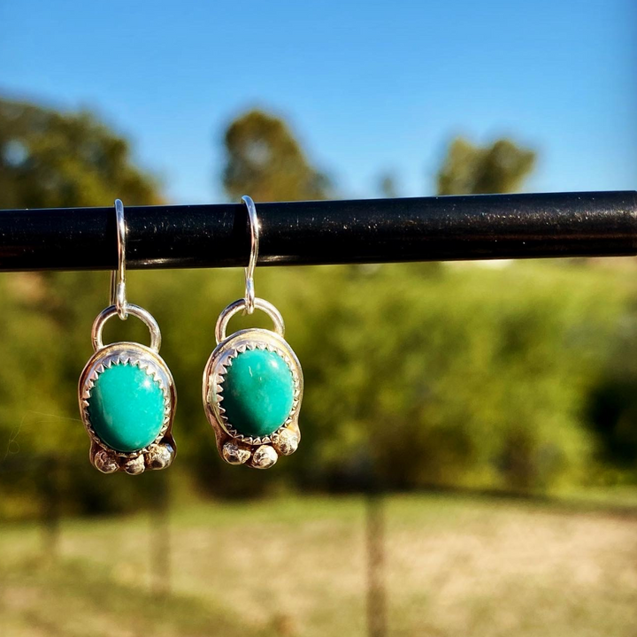 Green (Turkish Turquoise) Earrings