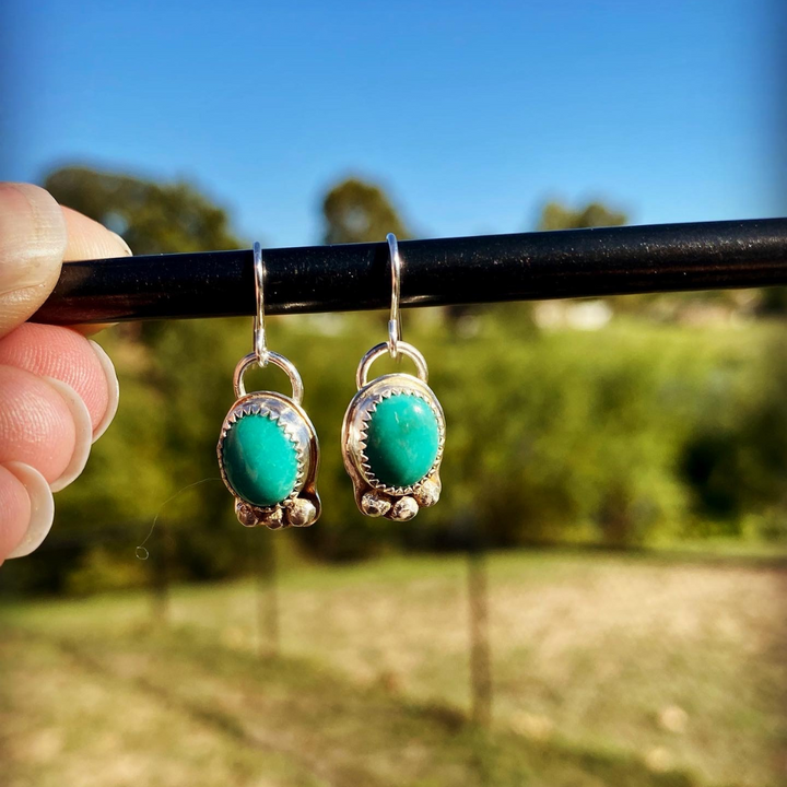 Green (Turkish Turquoise) Earrings