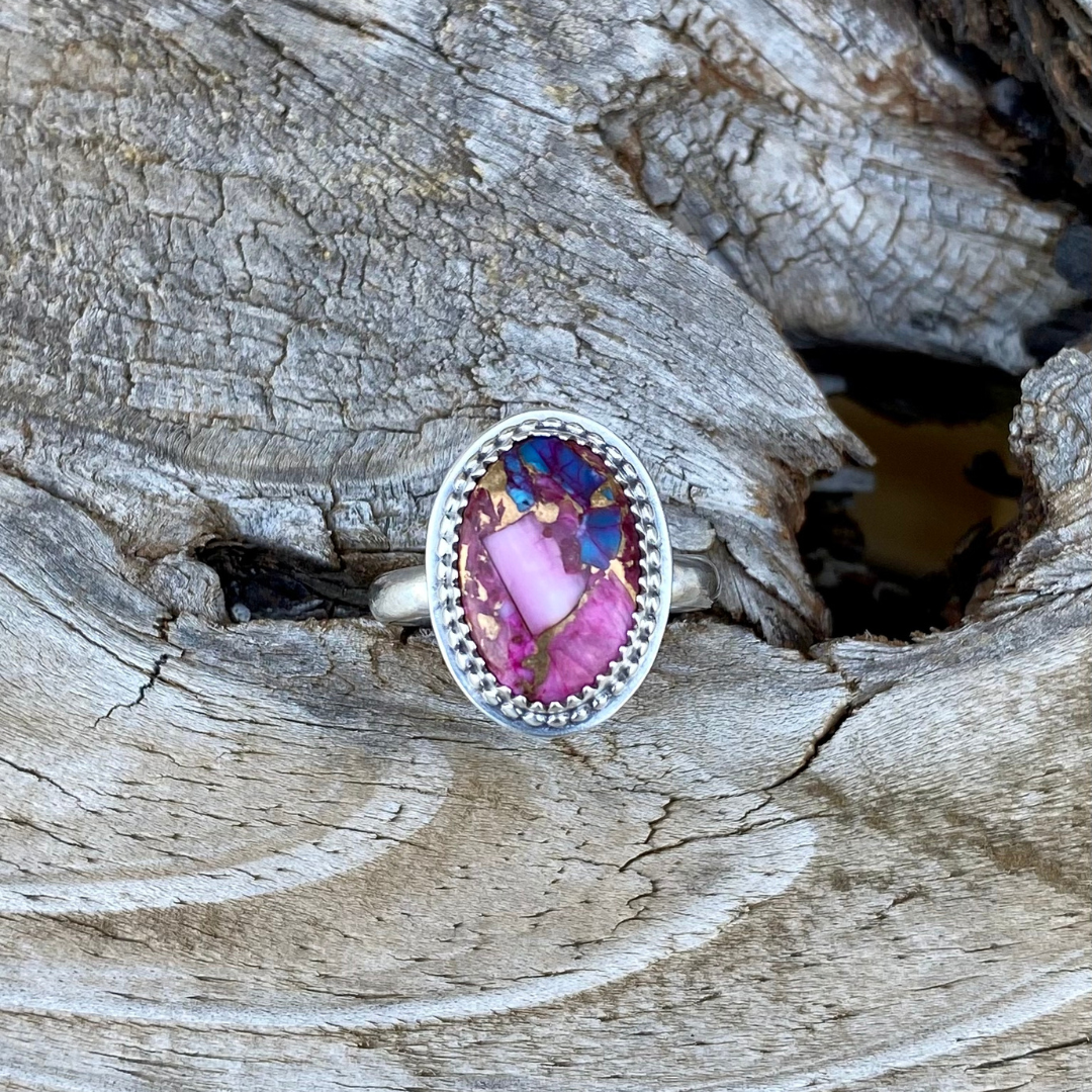 Purple Dahlia Ring // Size 8