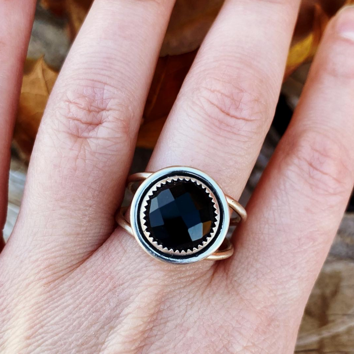 Black Onyx Ring // Size 10