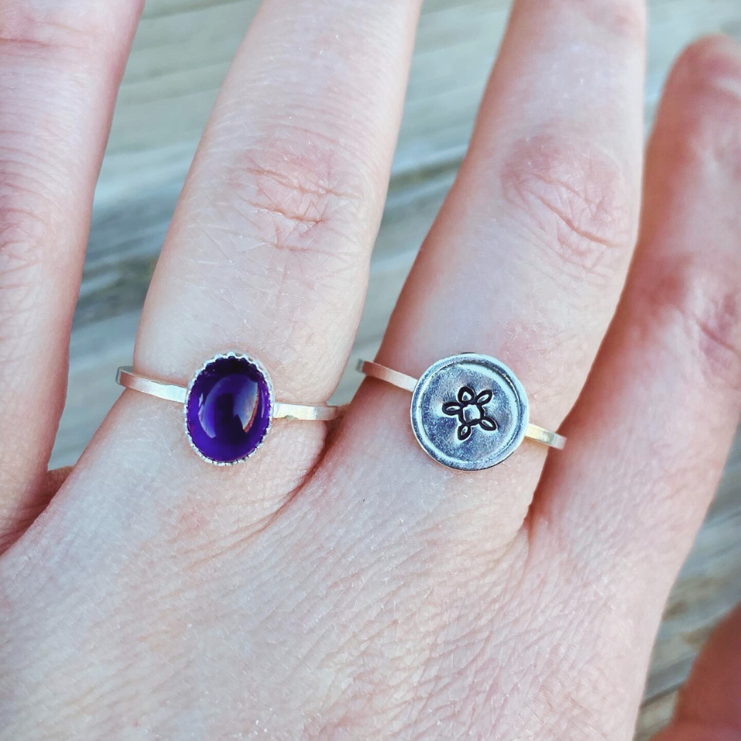 Amethyst // Stacking Ring // Made to Order