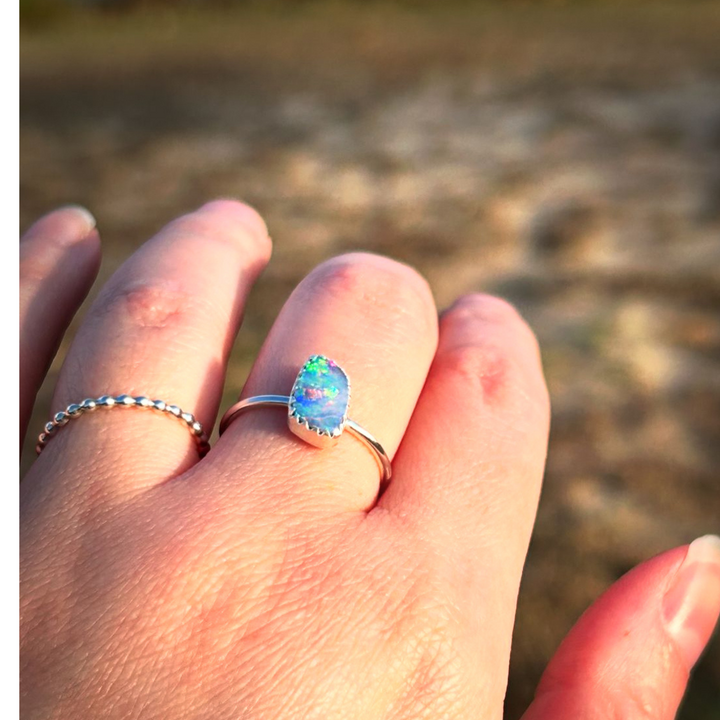 Sold - Australian Opal Ring // Size 7 // Custom for Kaylee