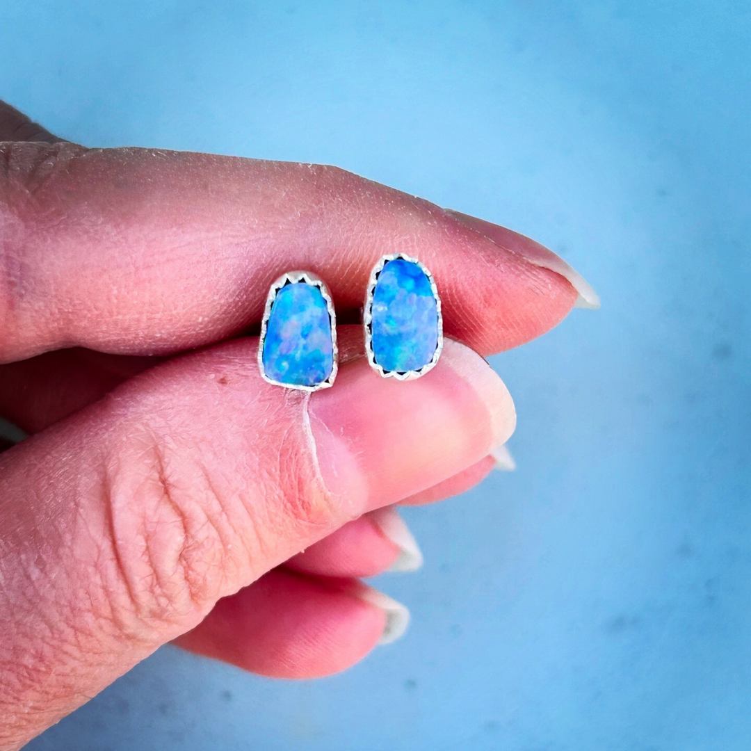 Australian Opal Earring Studs // Ready to Ship