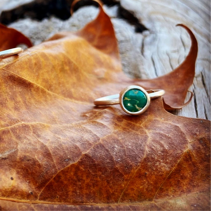 Emerald Valley Turquoise // Stacking Ring // Size 7.25