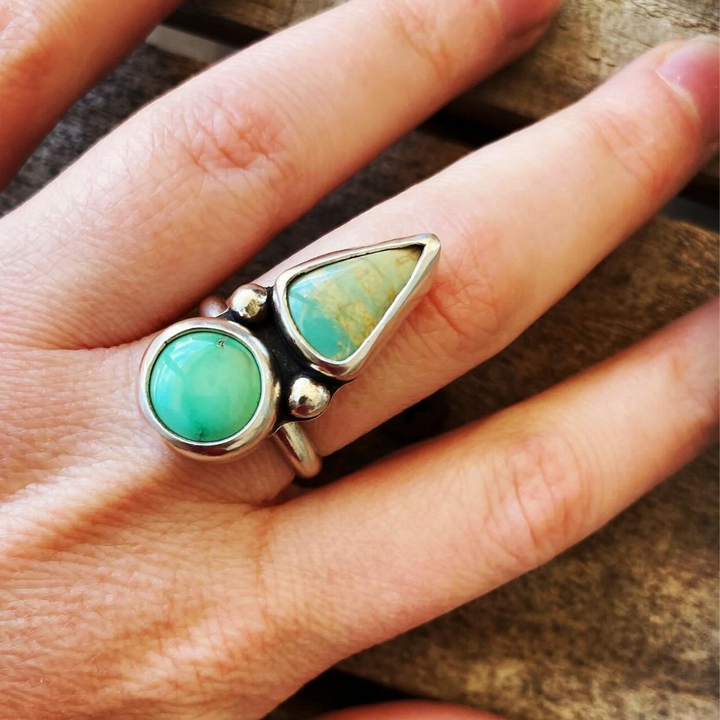 Sierra Bella & Evans Turquoise Ring // Size 7.5