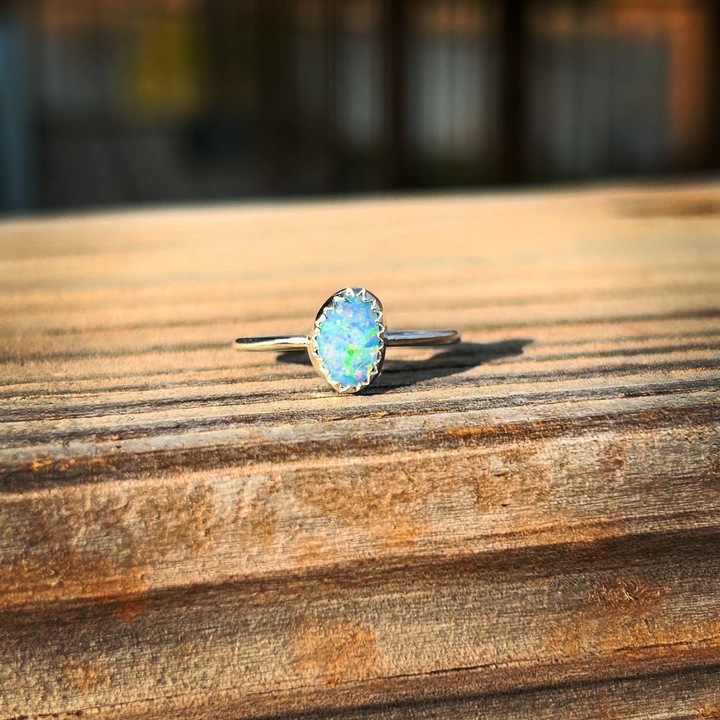 Australian Opal Ring // Size 6.5 // Ready to Ship