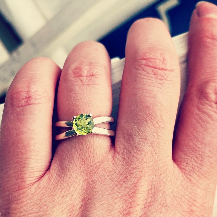 Peridot Ring // Size 5.75 // Ready to Ship