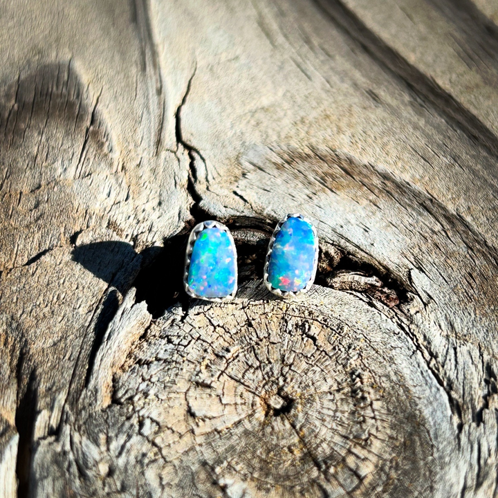 Australian Opal Earring Studs // Ready to Ship