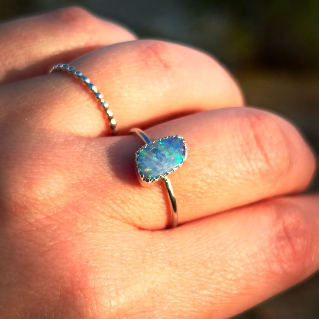 Sold - Australian Opal Ring // Size 7 // Custom for Kaylee