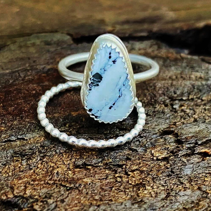 White Buffalo Ring // Size 6