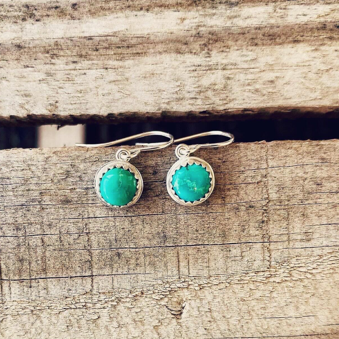 Emerald Valley Turquoise Earrings