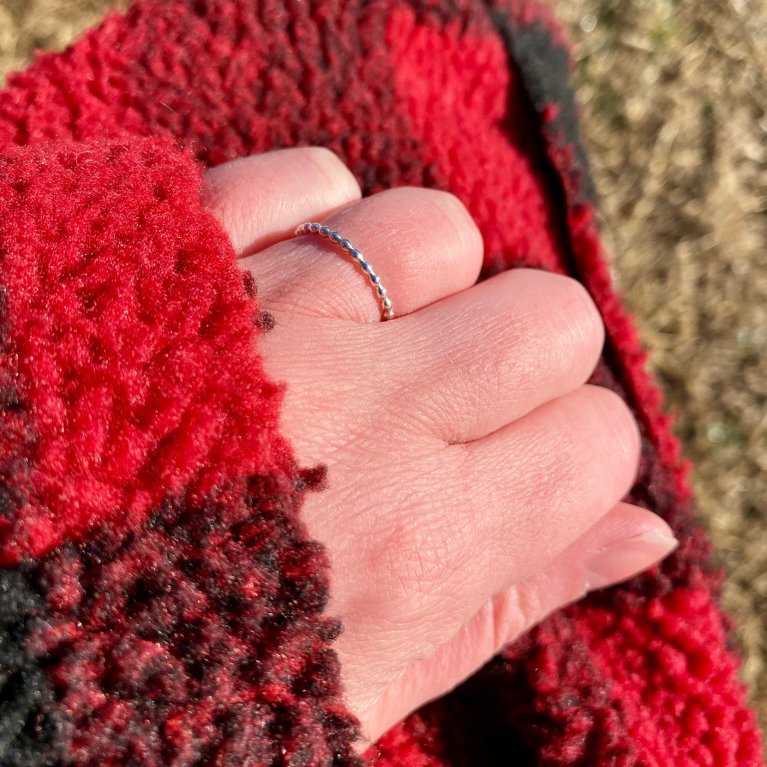 Beaded Stacking Ring // Made to Order