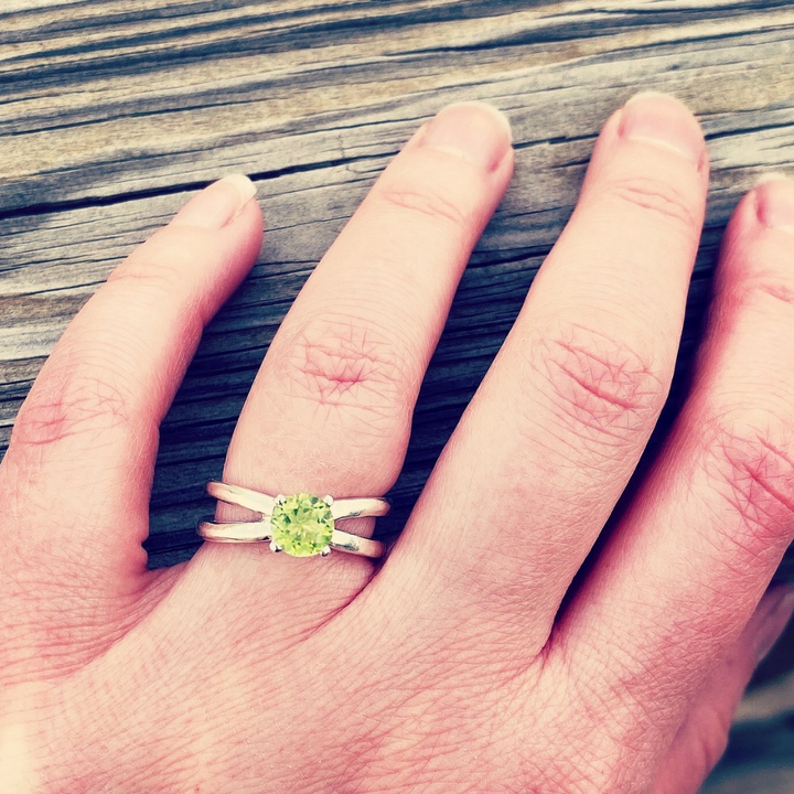 Peridot Ring // Size 5.75 // Ready to Ship