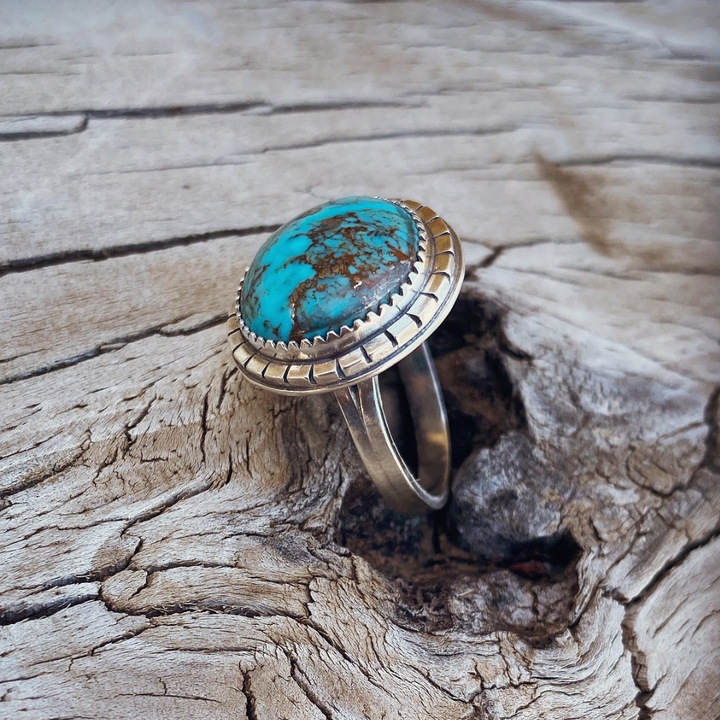 Stormy Skies Ring // Size 8 // Ready to Ship