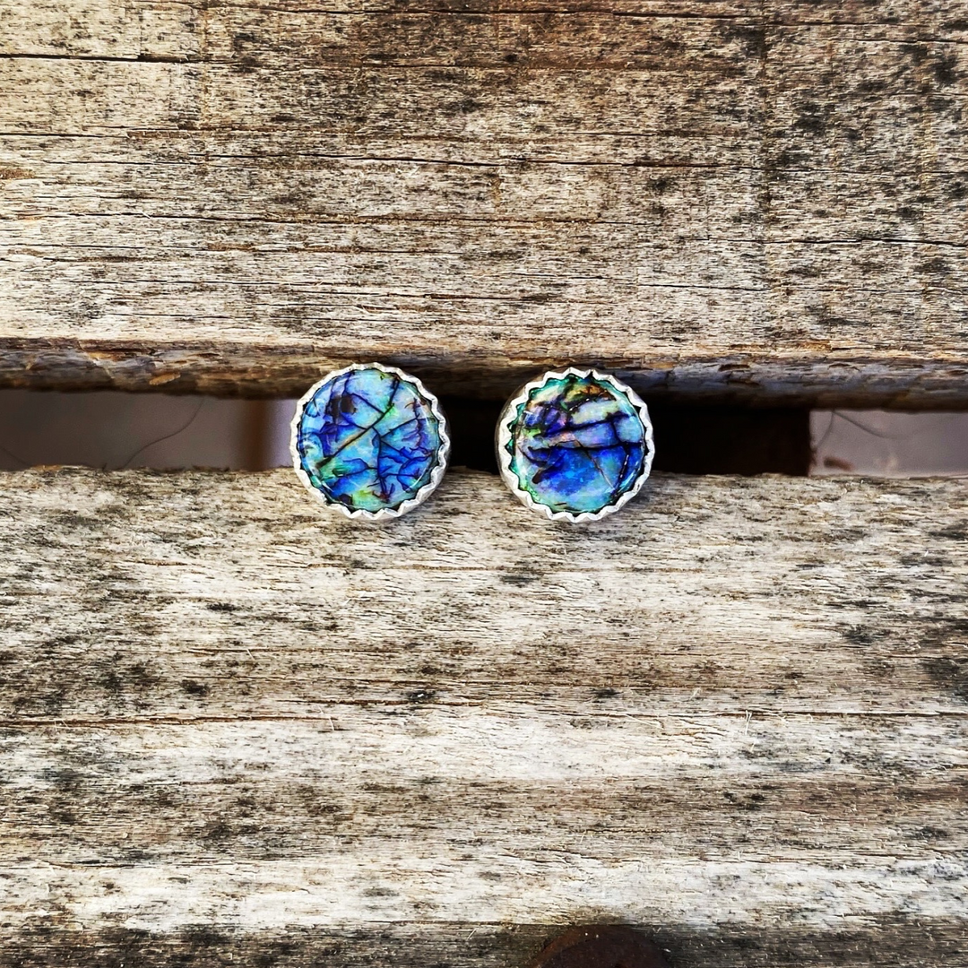 Sterling Opal Earring Studs // Ready to Ship