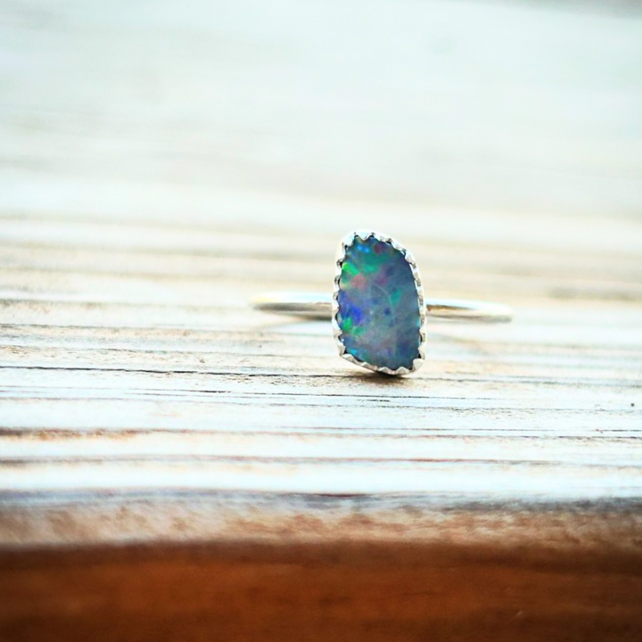 Sold - Australian Opal Ring // Size 7 // Custom for Kaylee