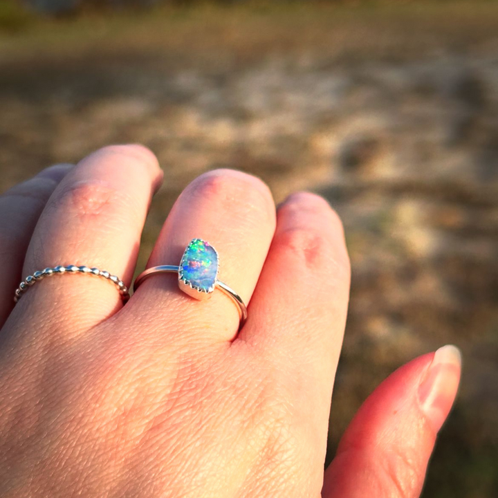 Sold - Australian Opal Ring // Size 7 // Custom for Kaylee