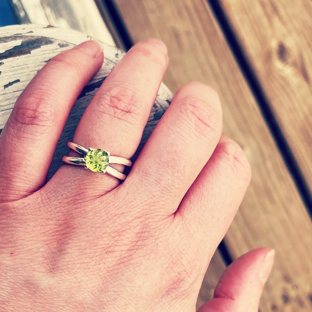 Peridot Ring // Size 5.75 // Ready to Ship