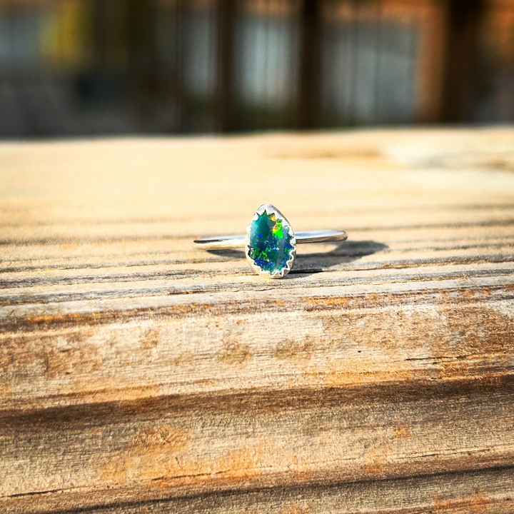 Australian Opal Ring // Size 6 // Ready to Ship