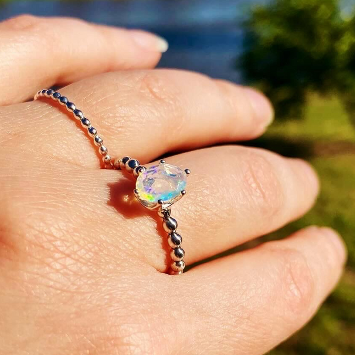 "Rebecca" // Opal Ring // Made to Order